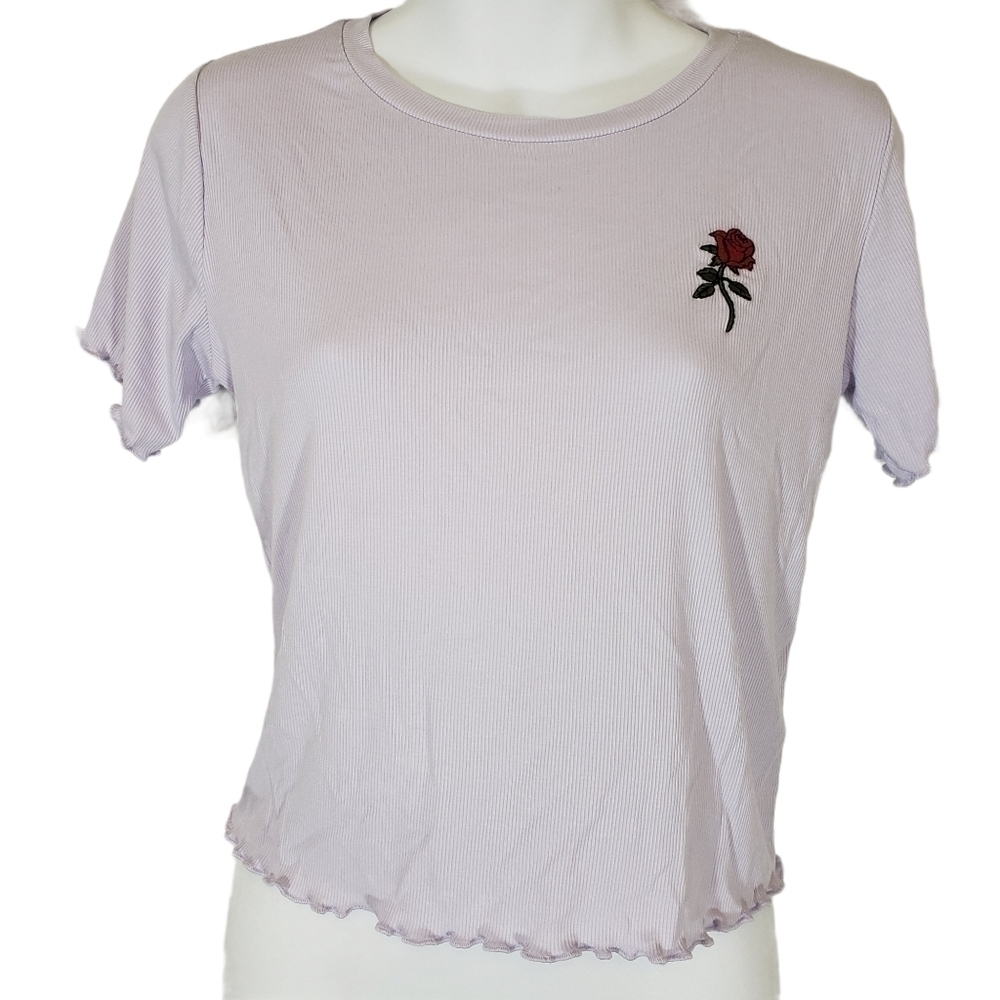 ☀ Wild Fable Women's Short Sleeve Lilac T-Shirt Sz L